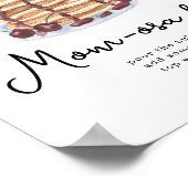 Pannenkoeken babyshower Momosa bar Poster (Hoek)