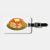 Pannenkoeken Bagage Labels (Voorkant horizontaal)