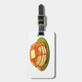 Pannenkoeken Bagage Labels (Voorkant verticaal)