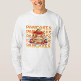 Pannenkoeken Bedekt met Aardbeien T-shirt