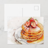 pannenkoeken briefkaart (Voorkant / Achterkant)