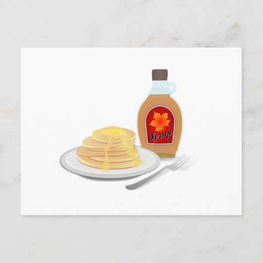 pannenkoeken briefkaart (Voorkant)