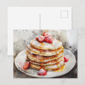 pannenkoeken briefkaart (Voorkant / Achterkant)