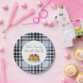 Pannenkoeken Brunch Plaid Papieren Bordje (Feest)