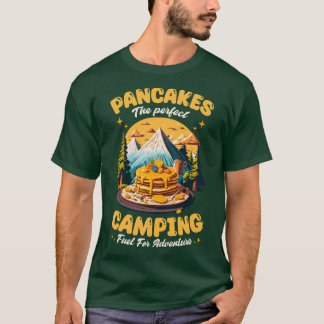 Pannenkoeken de perfecte kampeerbrandstof voor avo t-shirt