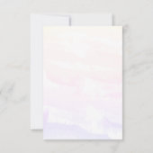 Pannenkoeken en fopspenen Brunch Baby shower Bedankkaart (Achterkant)