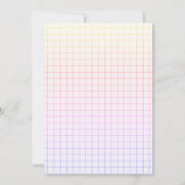 Pannenkoeken en fopspenen Brunch Baby shower Kaart (Achterkant)