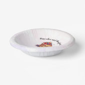 Pannenkoeken en fopspenen Brunch Baby shower Papieren Kommen (Gebogen)