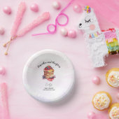 Pannenkoeken en fopspenen Brunch Baby shower Papieren Kommen (Feest)