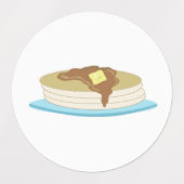 Pannenkoeken en koffie labels (Design 1)