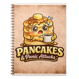 Pannenkoeken en Paniekaanvallen - Foodie Vrienden Notitieboek