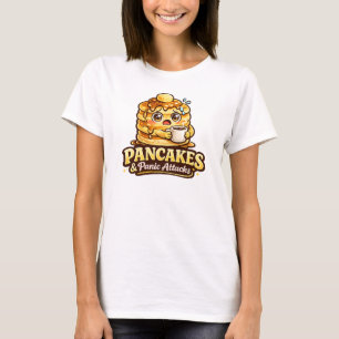 Pannenkoeken en Paniekaanvallen - Foodie Vrienden T-shirt