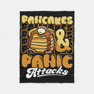 Pannenkoeken en paniekaanvallen Geestelijke gezond Fleece Deken