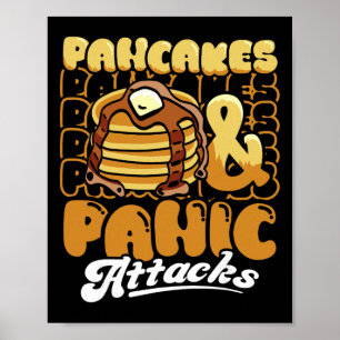 Pannenkoeken En Paniekaanvallen Geestelijke Gezond Poster