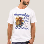 Pannenkoeken en paniekaanvallen Mental Health Humo T-shirt (Voorkant)