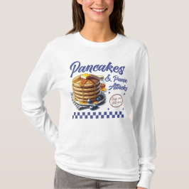 Pannenkoeken en paniekaanvallen Mental Health Humo T-shirt