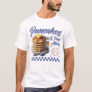 Pannenkoeken en Paniekaanvallen Mentale Gezondheid T-shirt