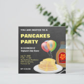 Pannenkoeken en Pyjama Baby Shower Kaart (Staand voorkant)