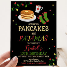 Pannenkoeken en Pyjama Kerst Verjaardag