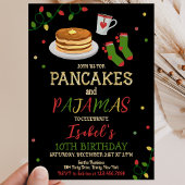 Pannenkoeken en Pyjama Kerst Verjaardag Kaart