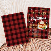 Pannenkoeken en Pyjama Kerstfeest Kaart