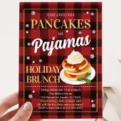 Pannenkoeken en Pyjama Kerstfeest Kaart