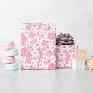 Pannenkoeken en Pyjama Meisjes Verjaardagsfeestje Cadeaupapier
