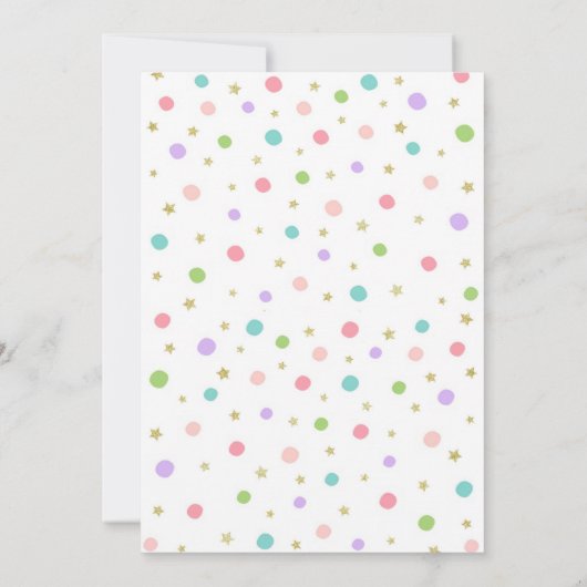 Pannenkoeken en pyjama-uitnodiging | Partij van Pa Kaart (Achterkant)