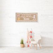 Pannenkoeken en Pyjama's Banner - Kraft papier sti (Insitu)