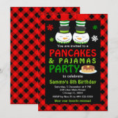 Pannenkoeken en pyjama's Birthday Snowman Red Pset Kaart (Voorkant / Achterkant)