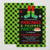 Pannenkoeken en pyjama's Birthday Socks Green gepl Kaart (Voorkant / Achterkant)