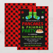 Pannenkoeken en pyjama's Birthday Socks Red Pset I Kaart (Voorkant / Achterkant)