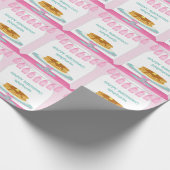 Pannenkoeken en pyjama's cadeaupapier (Hoek)