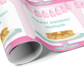 Pannenkoeken en pyjama's cadeaupapier (Rol Hoek)