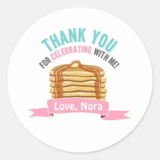 Pannenkoeken en pyjama's Dank je Labels van de ver (Voorkant)