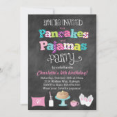 Pannenkoeken en pyjama's in de stijl van het karto kaart (Voorkant)