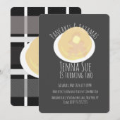 Pannenkoeken en Pyjama's Slaapfeest Meisjes | Geru Kaart (Voorkant / Achterkant)