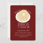 Pannenkoeken en Pyjama's Slaapfeest Meisjes | Geru Kaart (Voorkant)