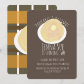 Pannenkoeken en Pyjama's Slaapfeest Meisjes | Herf Kaart (Voorkant / Achterkant)