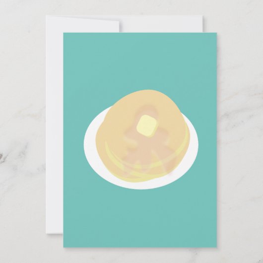 Pannenkoeken en pyjama's Slapepover Girls | CONFET Kaart (Achterkant)