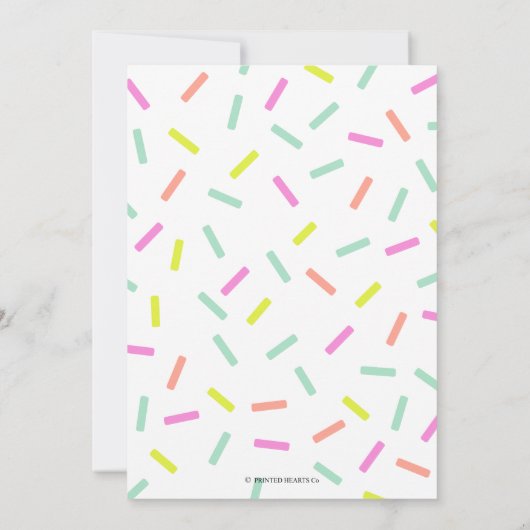 Pannenkoeken en pyjama's Verjaardag | Lama Kaart (Achterkant)