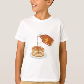 Pannenkoeken en siroop t-shirt (Voorkant)