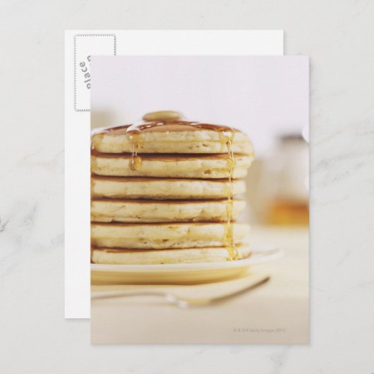 Pannenkoeken en smeltmachines briefkaart (Voorkant / Achterkant)