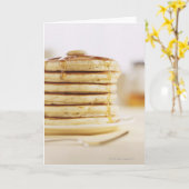 Pannenkoeken en smeltmachines kaart (Gele Bloem)