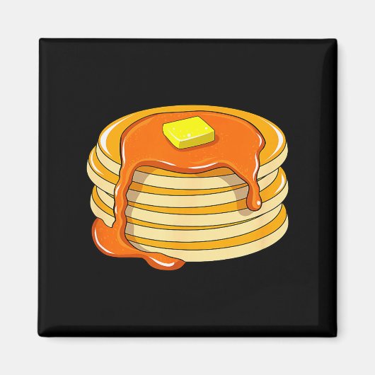 Pannenkoeken en stroop magneet (Voorkant)