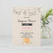 Pannenkoeken en uitnodiging van de partij voor pan (Staand voorkant)