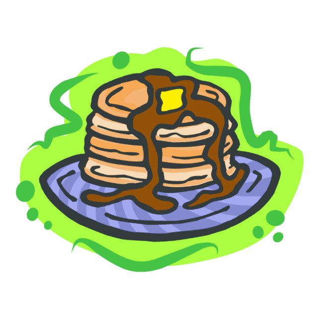 pannenkoeken fotobeeldje ornament (Voorkant)