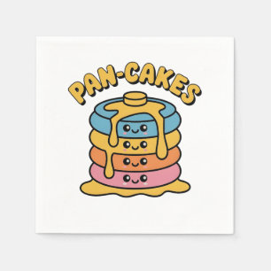 Pannenkoeken Grappig Panseksueel LGBTQ Grappig Pri Servet