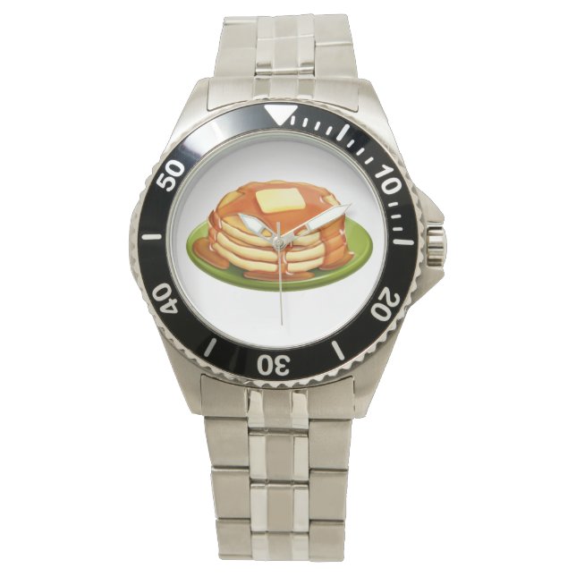 Pannenkoeken horloge (Voorkant)