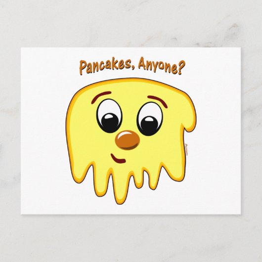 Pannenkoeken, iedereen briefkaart (Voorkant)